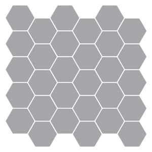 vidaXL Heksagonaalne plaat 10 tk Hall 30 x 30 cm Pol&uuml;uretaan ja PET