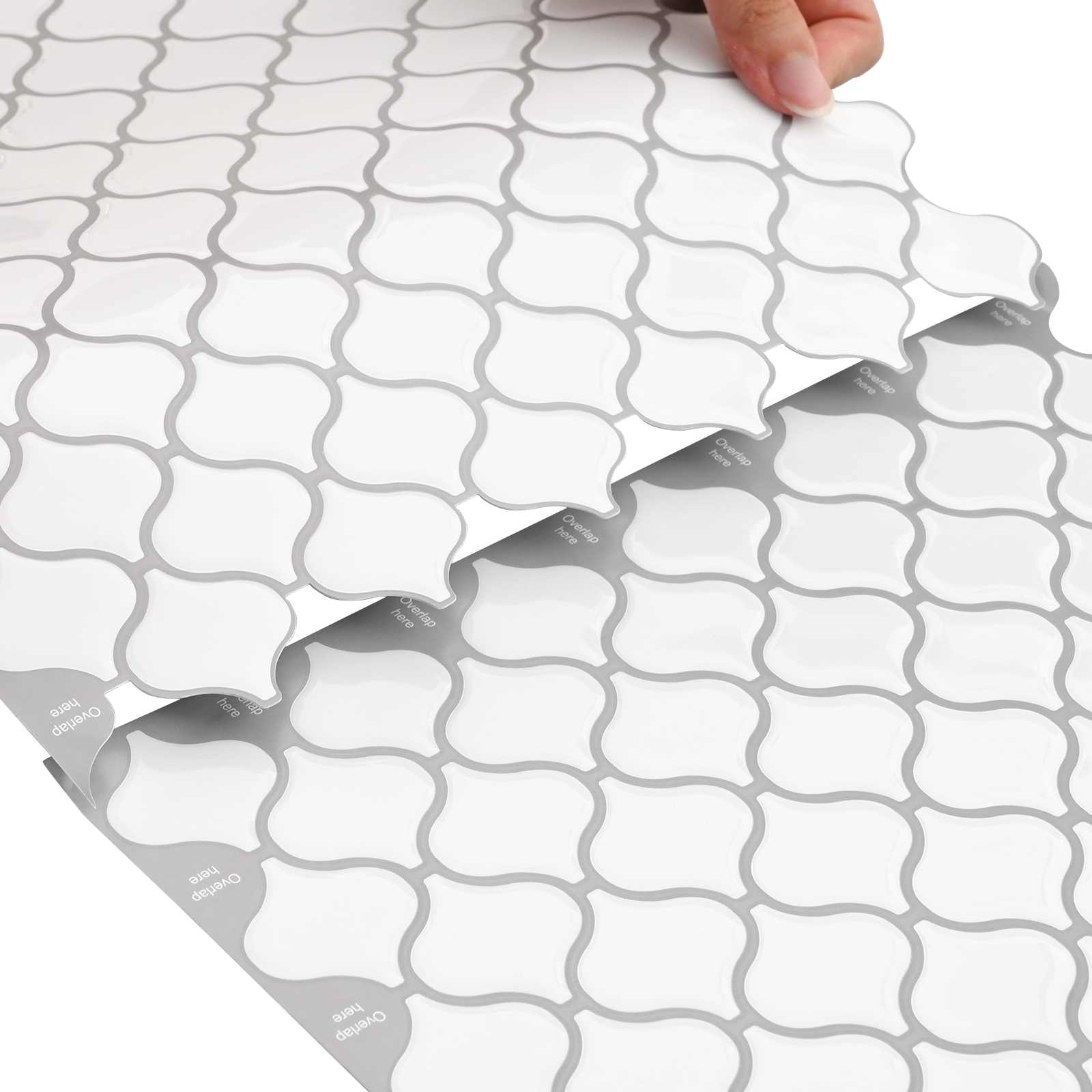 Ploščica Lanturn 50 pcs Bela 27 x 27 cm Poliuretan in PET - slika 7