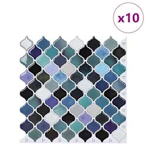 Dlaždice Lanturn 10 pcs Modro-zelená 27 x 27 cm - obrázek 2