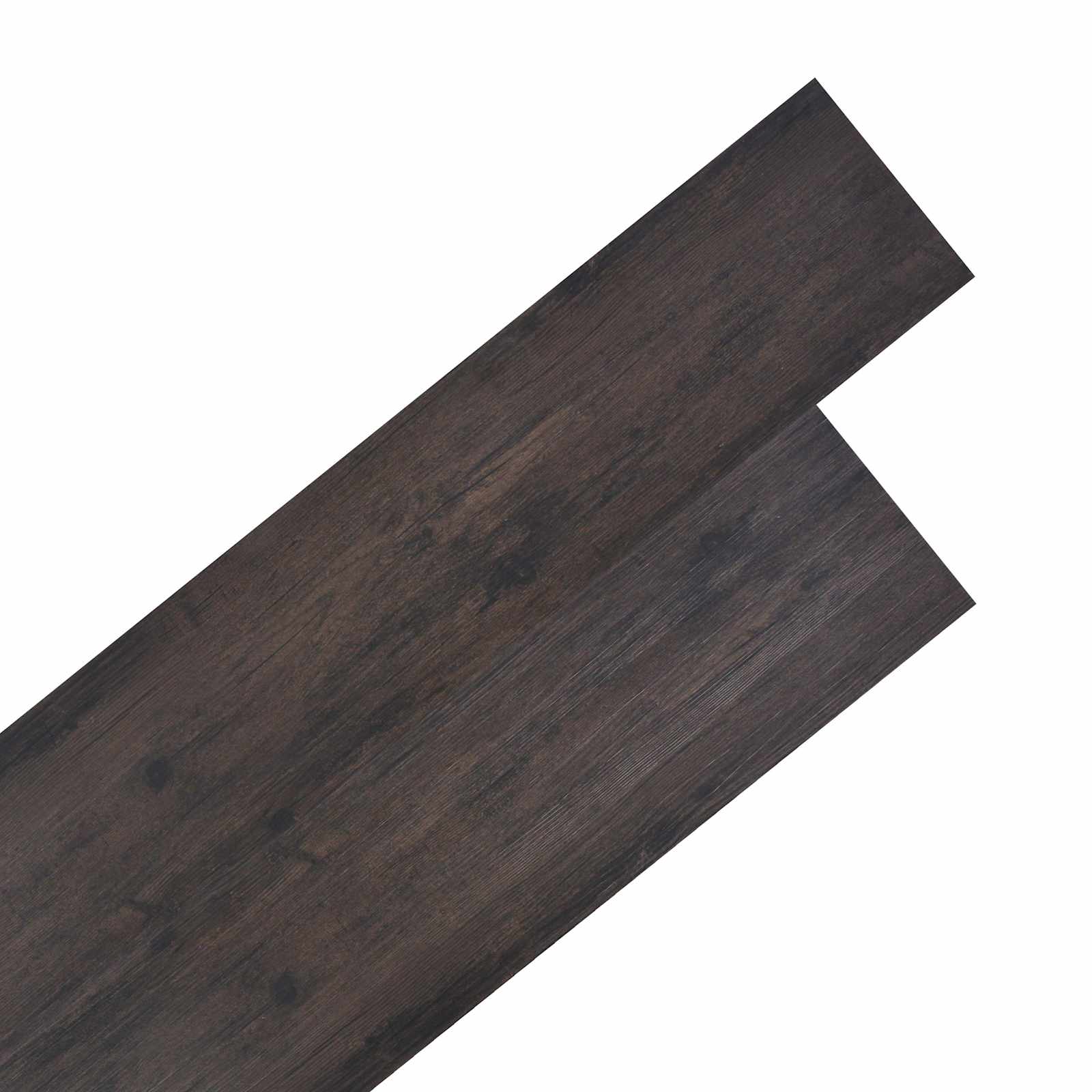 Vloerplanken Donkergrijs eiken 5,26 m² 18 st PVC - Afbeelding 2