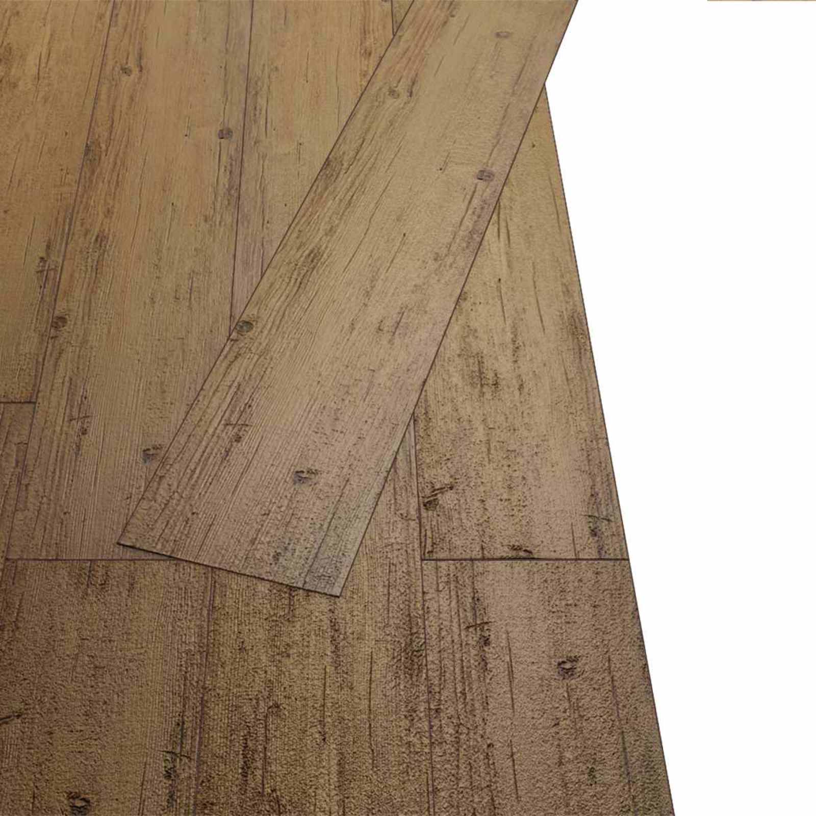Πλάκες Δαπέδου Καρυδιά Καφέ 5,02 m² 36 τεμ. PVC - Image 4