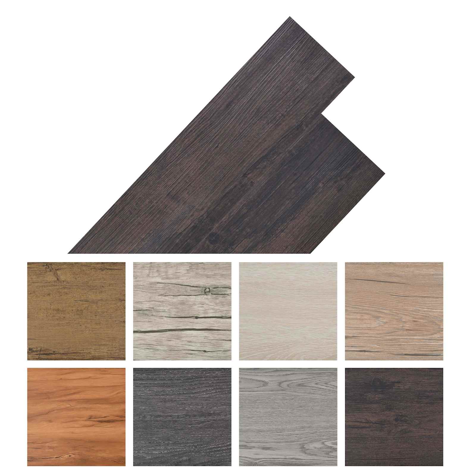 Vloerplanken Donkerbruin 5,02 m² 36 st PVC - Afbeelding 8
