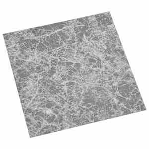 Samolepilne Talne Plošče 30,5 x 30,5 cm 20 pcs PVC Siva in bela
