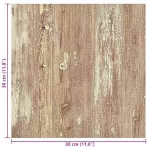 Samolepicí podlahová prkna 30,5 x 30,5 cm 20 pcs PVC - obrázek 10