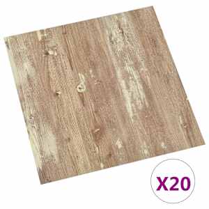 Samolepicí podlahová prkna 30,5 x 30,5 cm 20 pcs PVC - obrázek 2