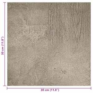 Samolepicí podlahová prkna 30,5 x 30,5 cm 20 pcs PVC - obrázek 10