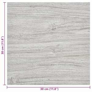 Samolepicí podlahová prkna 30,5 x 30,5 cm 20 pcs PVC - obrázek 10