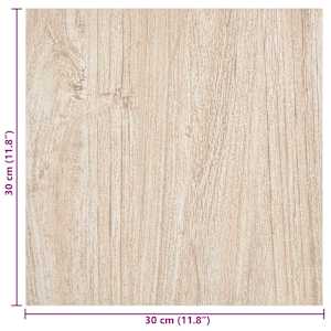 Samolepicí podlahová prkna 30,5 x 30,5 cm 20 pcs PVC - obrázek 10