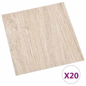 Samolepicí podlahová prkna 30,5 x 30,5 cm 20 pcs PVC - obrázek 2