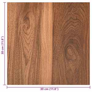 Samolepicí podlahová prkna 30,5 x 30,5 cm 20 pcs PVC - obrázek 10