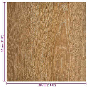 Samolepicí podlahová prkna 30,5 x 30,5 cm 20 pcs PVC dřevo - obrázek 10