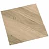 vidaXL Isekinnevad P&otilde;randaplaadid Pruun Triibuline 30,5 x 30,5 cm
