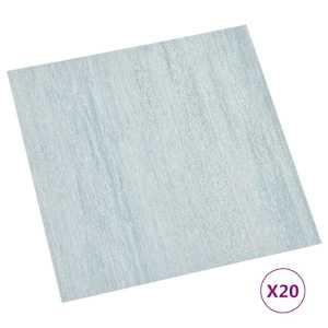 Samolepicí podlahová prkna 30,5 x 30,5 cm 20 pcs PVC Zelená - obrázek 2