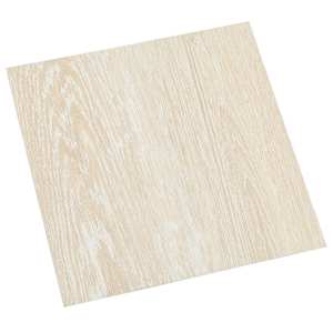 vidaXL Isekinnevad P&otilde;randaplaadid Valge ja Beez 30,5 x 30,5 cm 20 tk