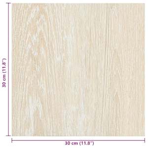 Samolepicí podlahová prkna 30,5 x 30,5 cm 20 pcs PVC - obrázek 10