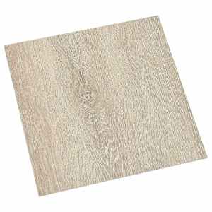Samolepilne Talne Plošče 30,5 x 30,5 cm 20 pcs PVC Rjava in bež