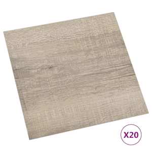 Samolepicí podlahová prkna 30,5 x 30,5 cm 20 pcs PVC - obrázek 2