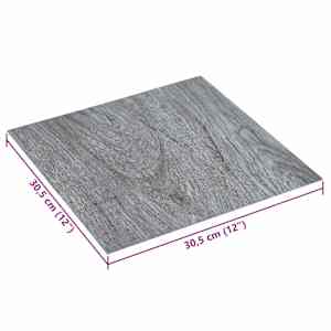 Samolepicí podlahová prkna 30,5 x 30,5 cm 20 pcs PVC - obrázek 7