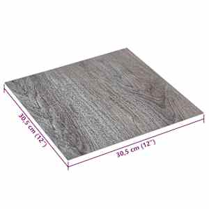 Samolepicí podlahová prkna 30,5 x 30,5 cm 20 pcs PVC - obrázek 7