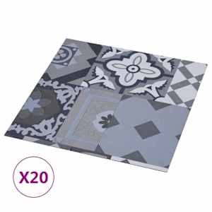 Samolepicí podlahová prkna 30,5 x 30,5 cm 20 pcs PVC - obrázek 2