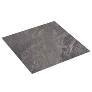 vidaXL Isekinnevad P&otilde;randaplaadid Must 30,5 x 30,5 cm 20 tk PVC