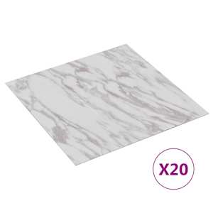 Samolepicí podlahová prkna 30,5 x 30,5 cm 20 pcs PVC - obrázek 2