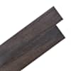 vidaXL Iseliimuvad PVC Plankp&otilde;randad Tume pruun 30,5 x 61 cm 28 tk PVC