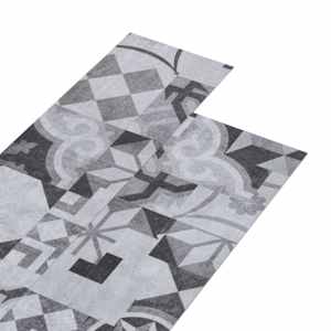 vidaXL Iseliimuvad PVC Plankp&otilde;randad Hall muster 30,5 x 61 cm 28 tk