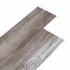 vidaXL Iseliimuvad PVC Plankp&otilde;randad Matte Puit Pruun 30,5 x 61 cm