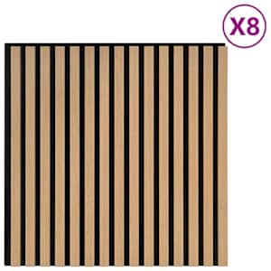 Nástěnné panely 8 pcs Přírodní 60,5 x 60 cm - obrázek 3