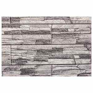 Nástěnné panely 10 pcs Tmavě šedá a světle šedá 100 x 50 cm - obrázek 4