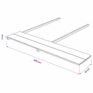 Terasová deska 6 pcs Teak Dřevoplast - obrázek 9