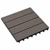 vidaXL Terrassiplaat 11 tk Tume pruun 30 x 30 cm WPC