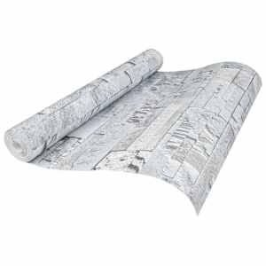 3D kamnita tapeta Svetlo siva 10 x 0,53 m Netkani material