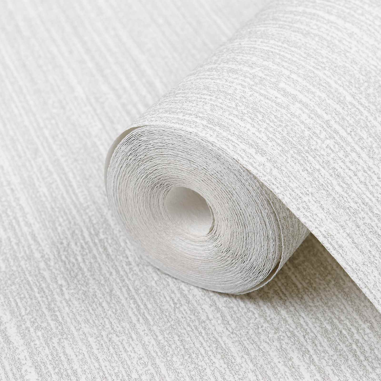 3D Vast Behang Gestreept Lichtgrijs 10 x 0,53 m Non-Woven Stof image 4