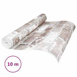 3D pevná tapeta Pruhovaný Cihla 10 x 0,53 m Netkaná textilie - obrázek 2