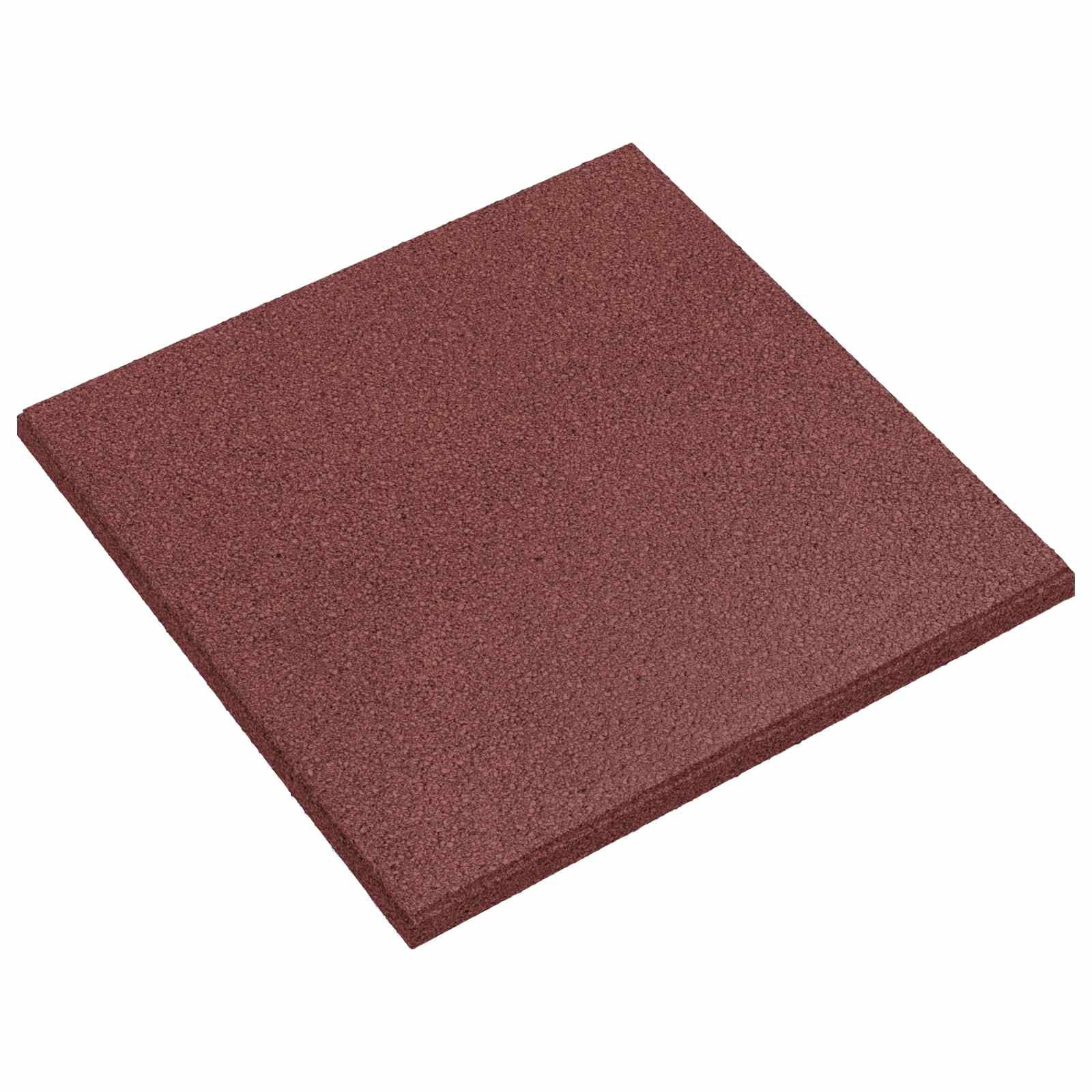 Valbescherming Tegels 6 pcs Rood 50 x 50 cm Rubber image 1