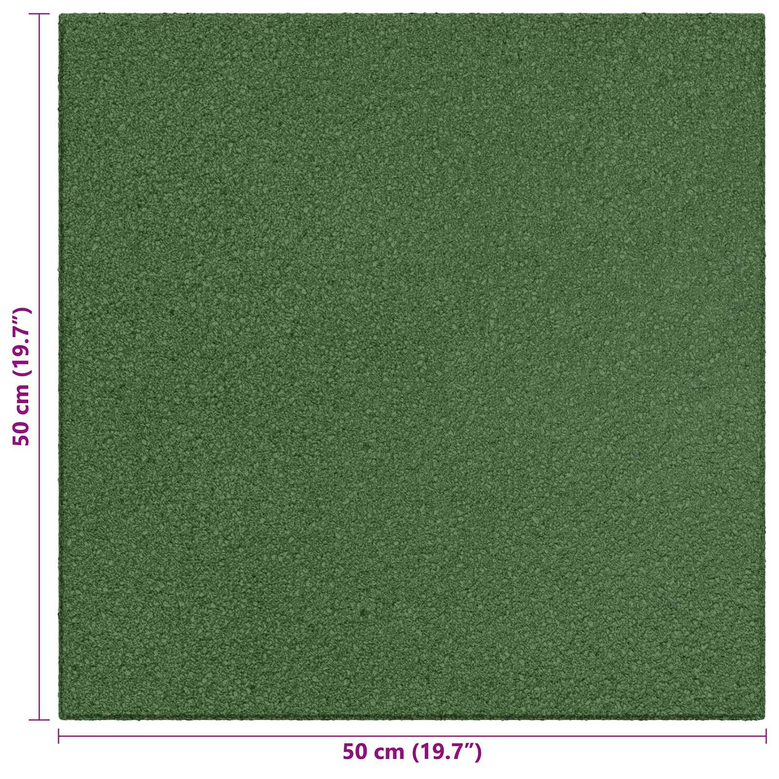 Valbescherming Tegels 6 pcs Groen 50 x 50 cm Rubber image 5