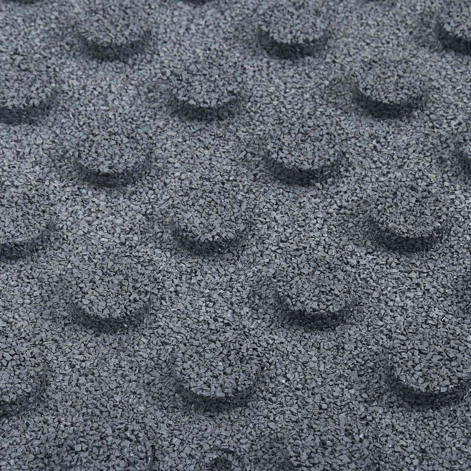 Valbescherming Tegels 6 pcs Grijs 50 x 50 cm Rubber image 4