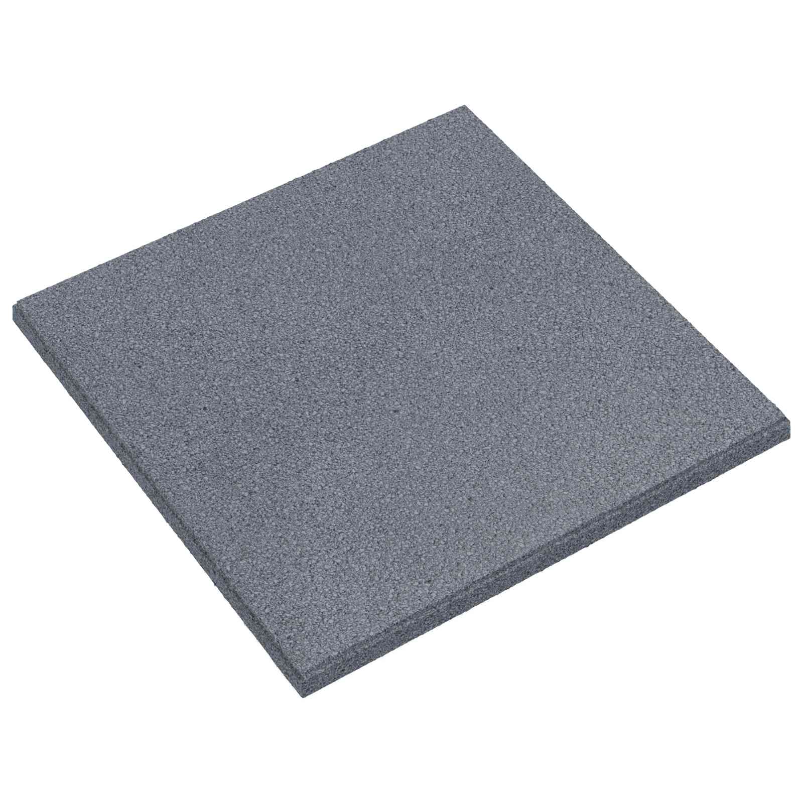 Valbescherming Tegels 6 pcs Grijs 50 x 50 cm Rubber image 1