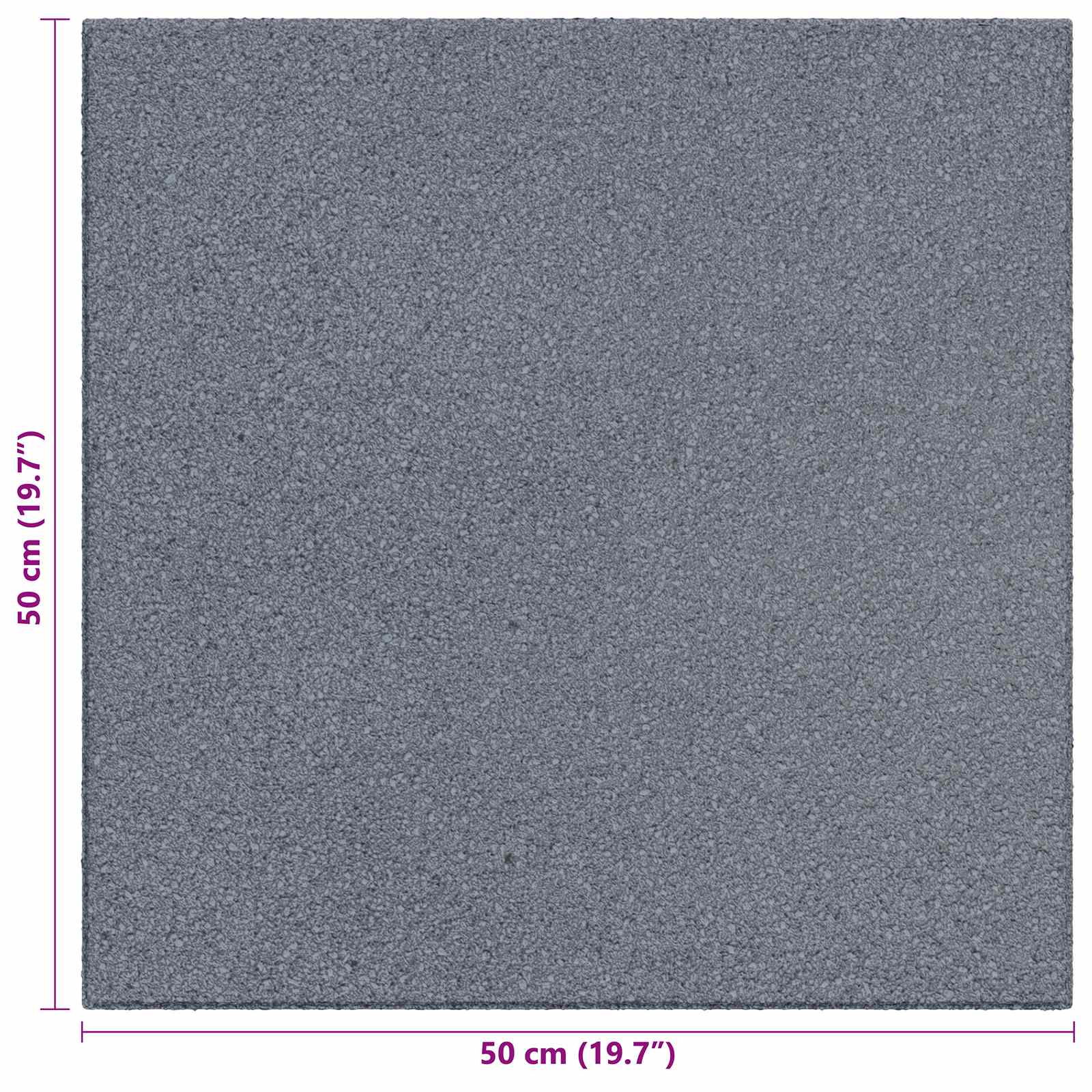 Valbescherming Tegels 6 pcs Grijs 50 x 50 cm Rubber image 5