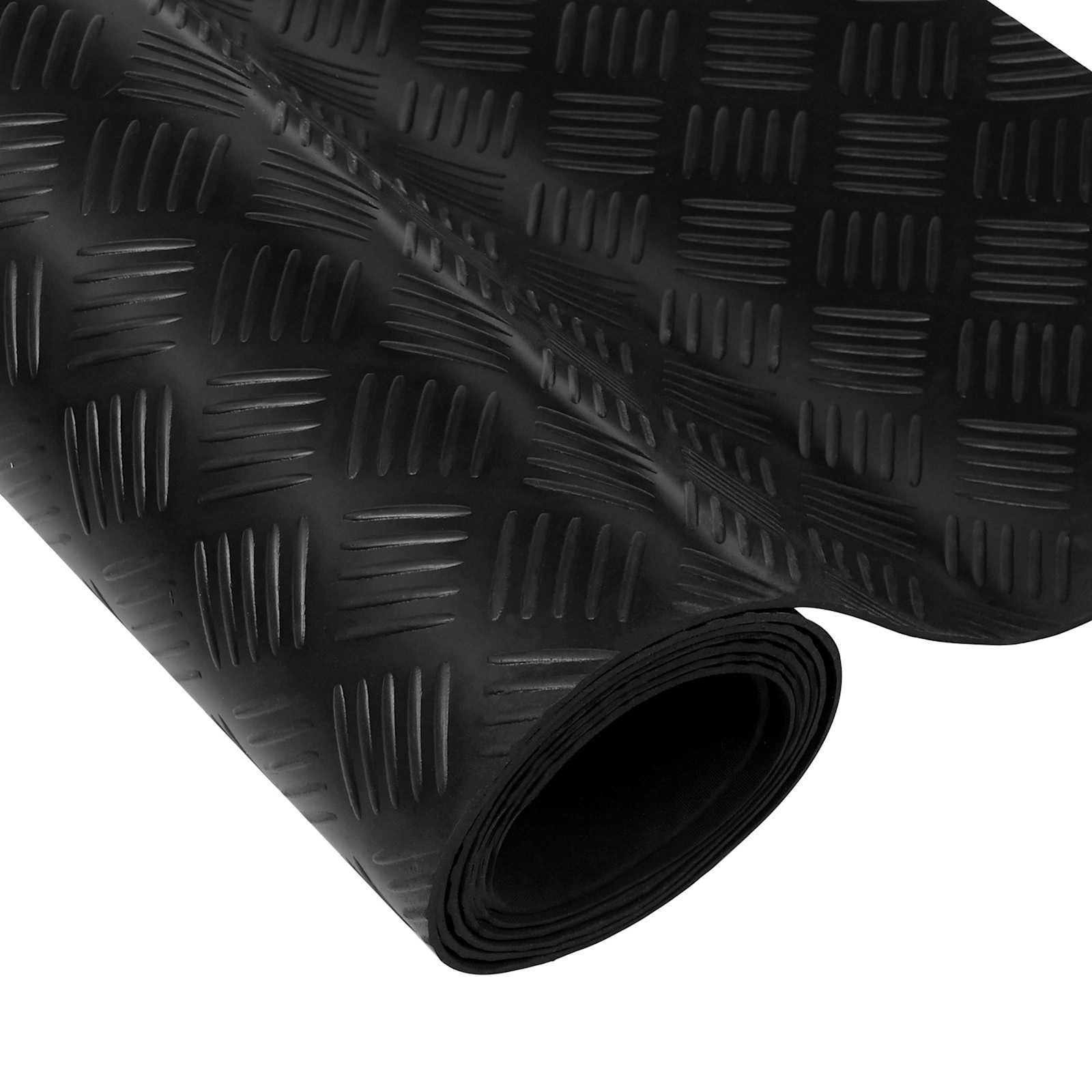 Vloermat Zwart 1 x 5 m Rubber image 5