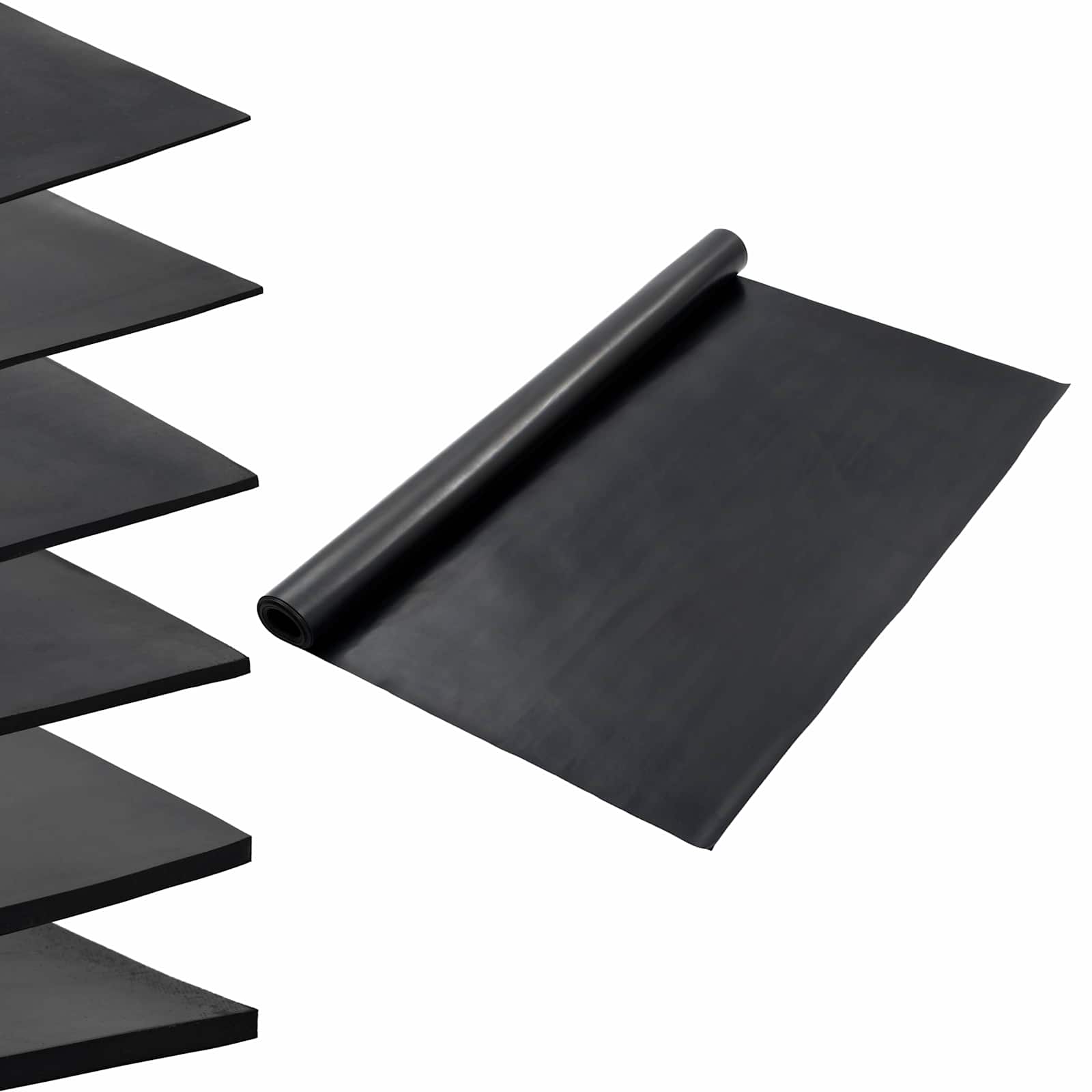 Vloermat Zwart 1,2 x 2 m Rubber image 2