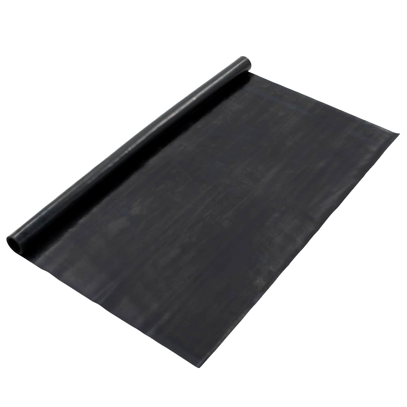 vidaXL Mat pentru Podea Negru 1,2 x 5 m Cauciuc