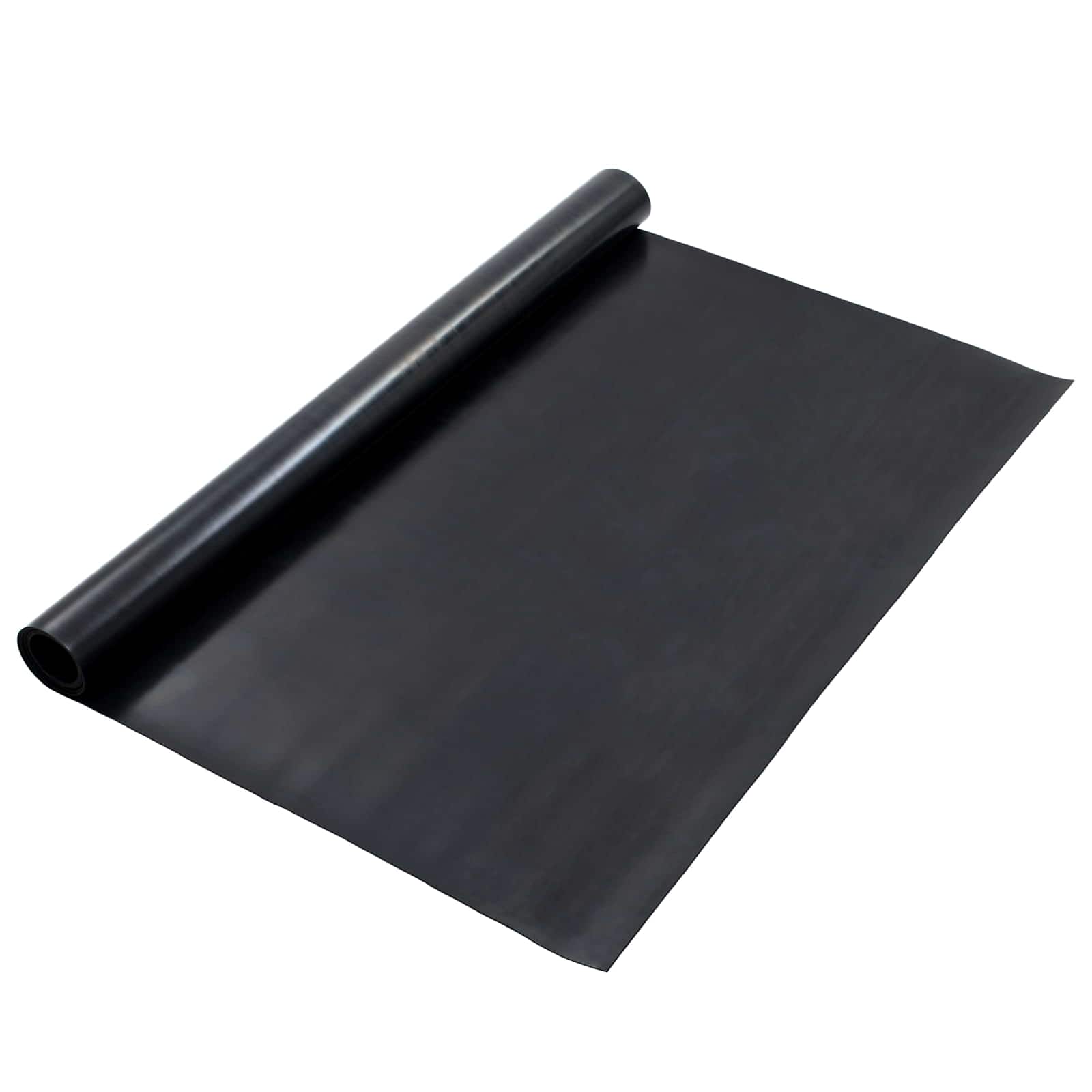 vidaXL Mat pentru Podea Negru 1,2 x 2 m Cauciuc
