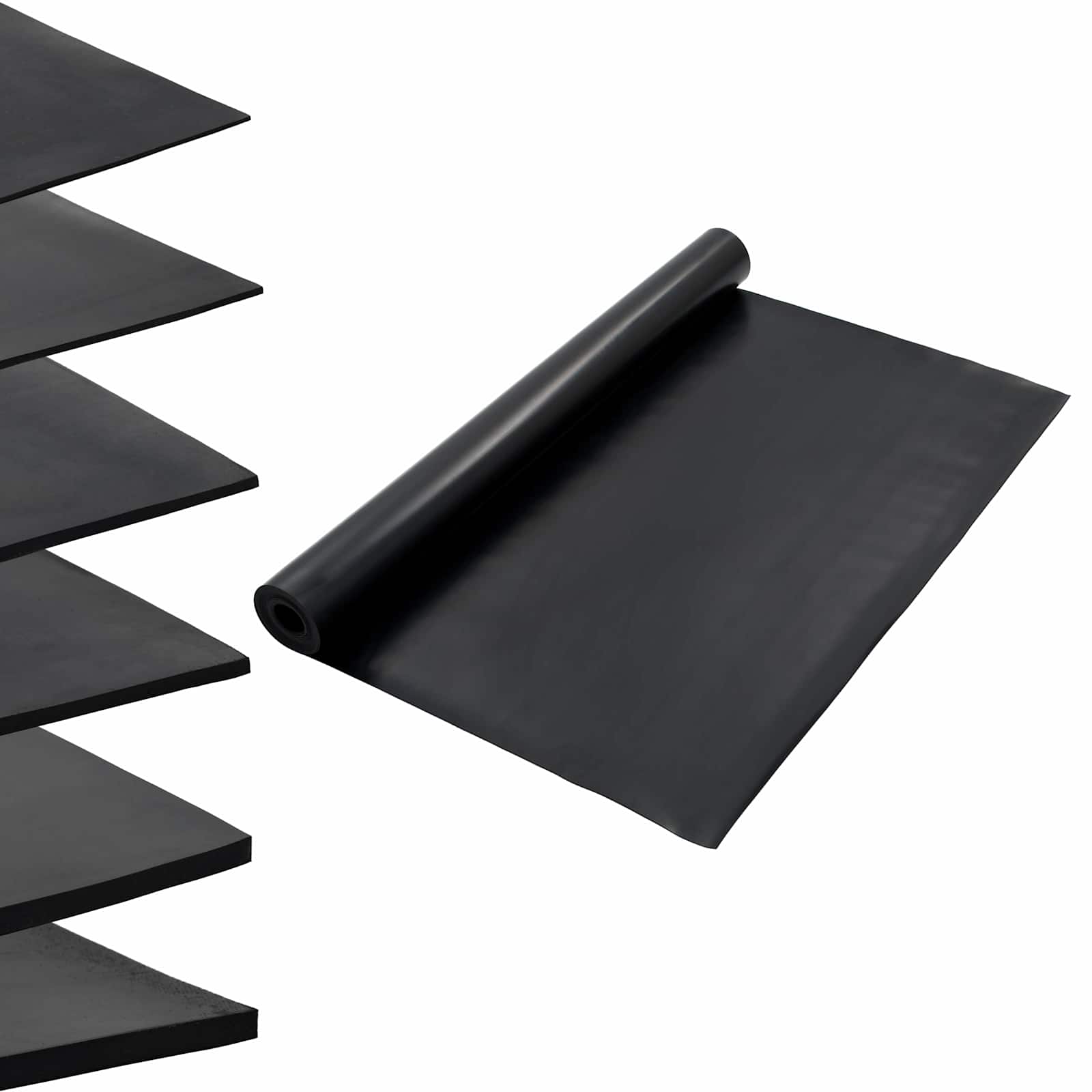 Vloermat Zwart 1,2 x 5 m Rubber image 2