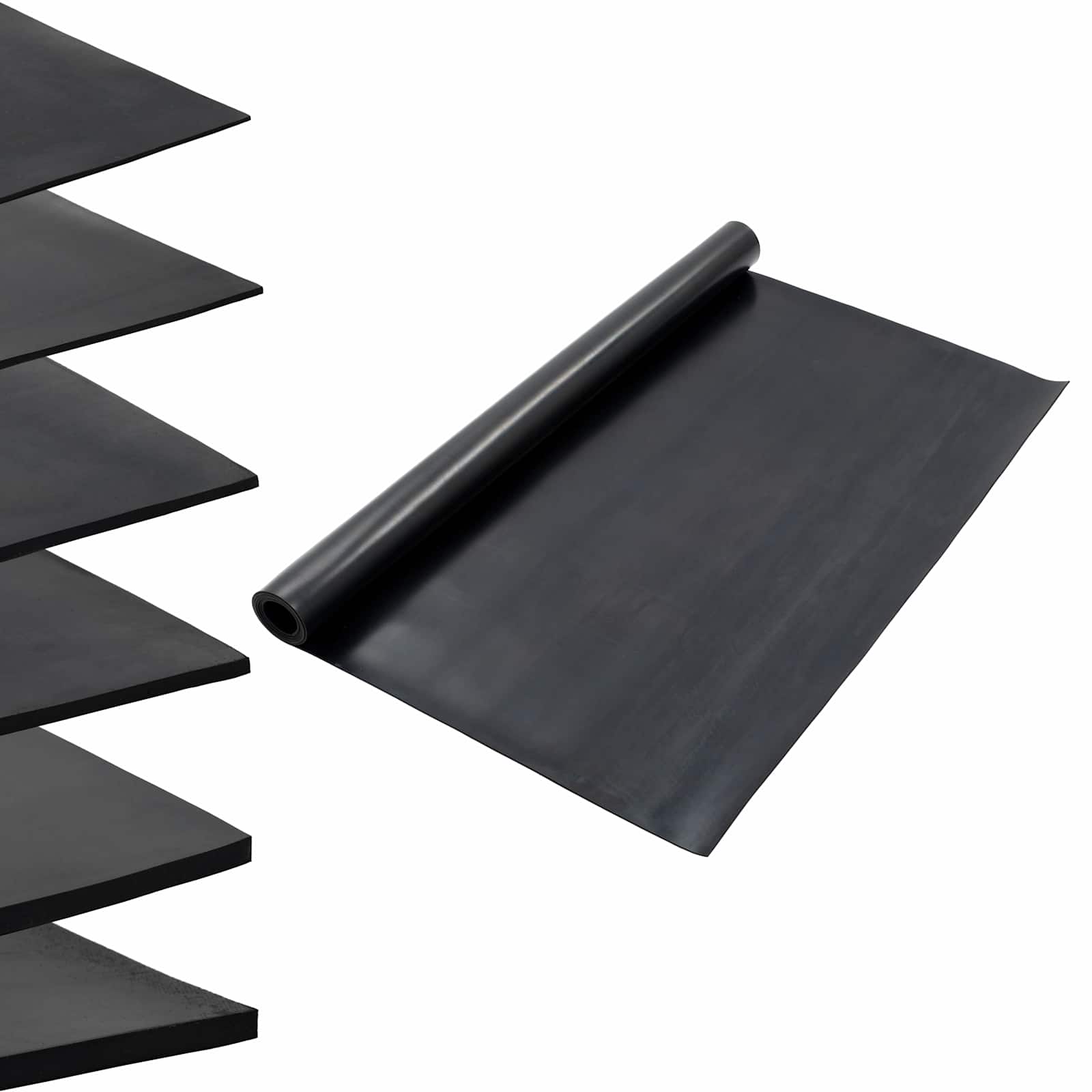 Vloermat Zwart 1,2 x 2 m Rubber image 2