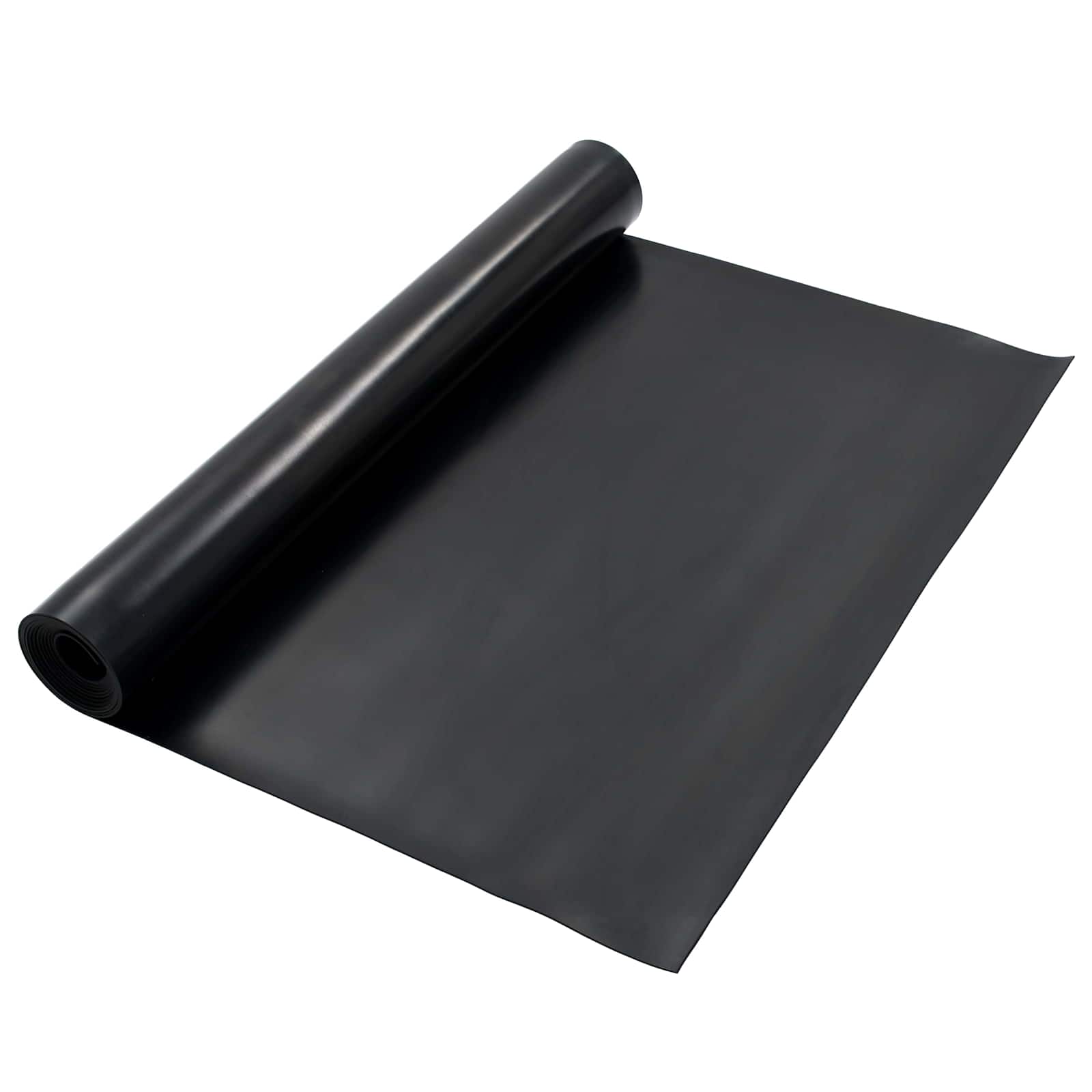 vidaXL Mat pentru Podea Negru 1,2 x 5 m Cauciuc
