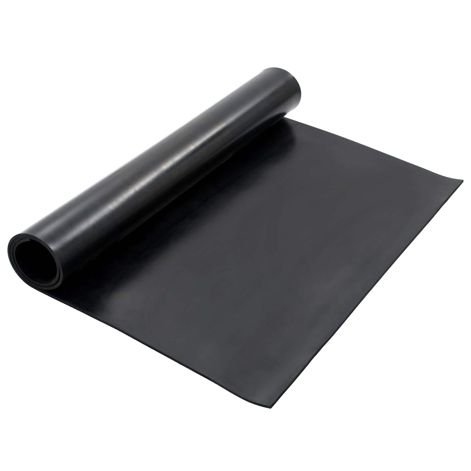 vidaXL Mat pentru Podea Negru 1,2 x 2 m Cauciuc