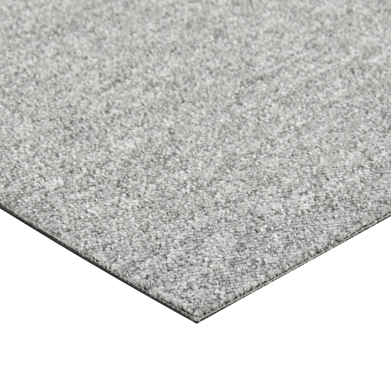 vidaXL Teppich 20 stk. Hellgrau 50 x 50 cm 100% Polypropylen – Bild 5